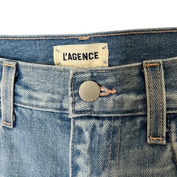 L'agence Adele Womens High Rise Crop Stove Pipe Jeans - Picture 9 of 16